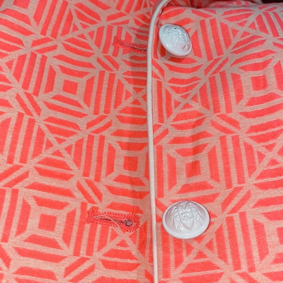 The Academy Blazer Neon Pink Geometric Jacket oversized blazer - Picture 9 of 15